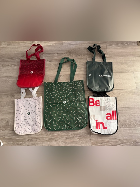 lululemon athletica Handbags - Bundle of Lululemon Reusable Shopping Bags